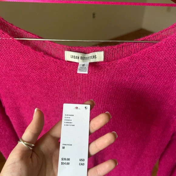 Urban Outfitters Vibrant Pink Knit Top - Picture 3 of 3